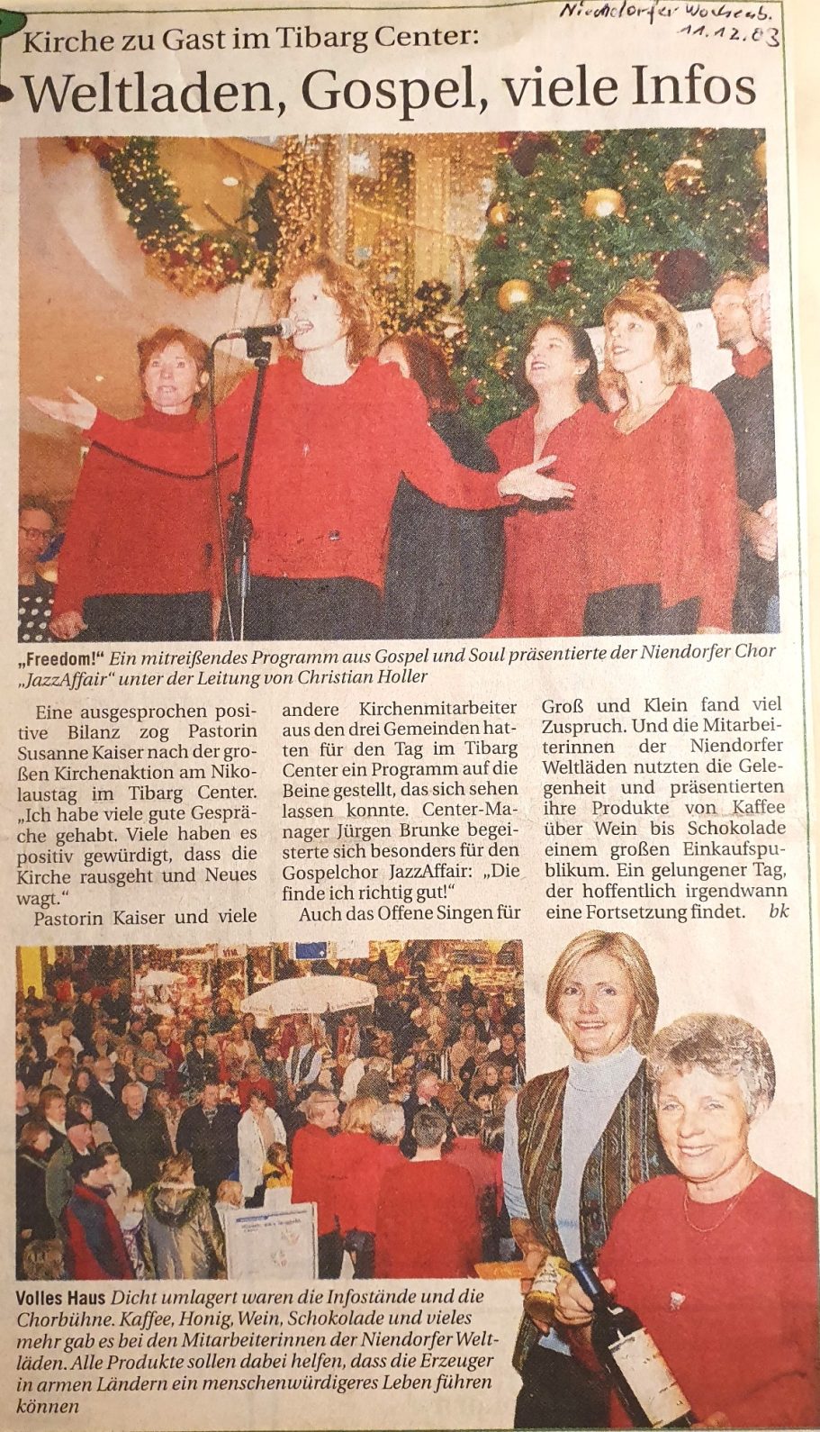 JazzAffair im Tibarg-Center 2003